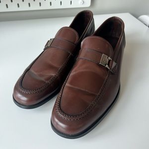 Salvatore Ferragamo Leather Dress Loafers